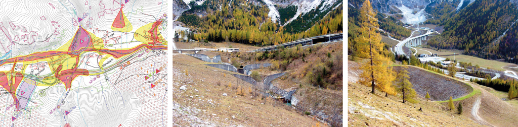 A10 Tauernautobahn - Gefahrenzonenplan